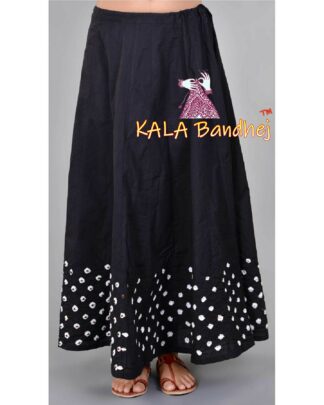 Black Bottom Bandhani Kali Skirt Lehenga Explore