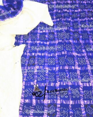 Blue Gharchola DressMaterial Dress Materials