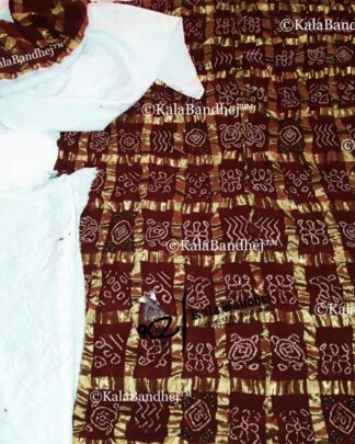 Marron Gharchola DressMaterial Dress Materials