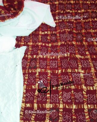 Red Gharchola DressMaterial Dress Materials