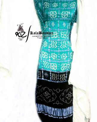 Rama-Black GajiSilk Gharchola DressMaterial Dress Materials