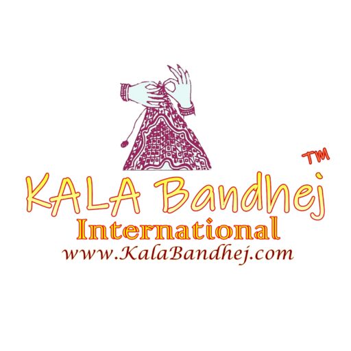 Kala Bandhej | Bandhani Logo | Saree | Gajisilk | Gharchola | Dupatta