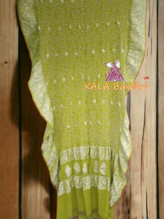 Chatni Shikari Bandhani Dupatta Pure Georgette Silk Designer