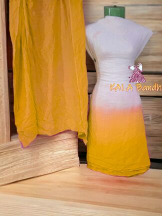 Rust Plain Dress Material Pure ModalSilk