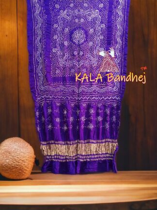 Jambli Bandhani Dupatta Pure GajiSilk Chandrakhani