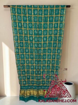 Rama Rai Bandhani Gharchola Dupatta Pure Gaji Silk