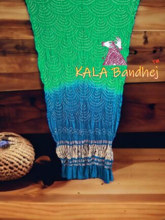 Rama Sky Wifi Dupatta Bandhani Pure GajiSilk