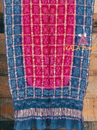 Rama Rani Bandhani Gharchola Dupatta Pure GajiSilk