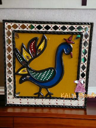 Square 6 X 6 Mud Work Frame Lippan Art Hand Made 26
