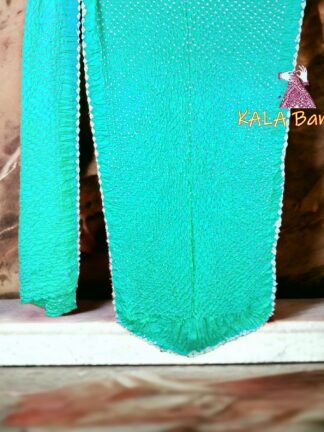 Sky Dani Bandhani Saree Pure Modal Silk