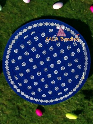 Circle 12 X 12 Mud Work Frame Lippan Art Hand Made 08