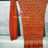 Orange Gharchola Bandhani Saree Pure Gaji Silk - Image 3