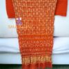 Orange Gharchola Bandhani Saree Pure Gaji Silk - Image 4