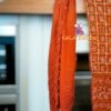 Orange Gharchola Bandhani Saree Pure Gaji Silk - Image 5