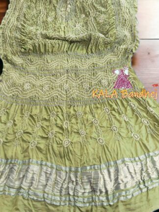 Pal Onion GajiSilk Pastel Bandhani Dupatta