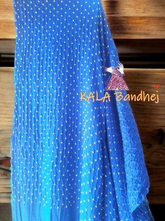 Sky GajiSilk Bandhani Dupatta