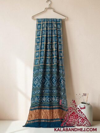 Rama Gharchola Rai Bandhani Saree Pure GajiSilk