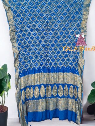 Sky Bandhani Banarasi Dupatta Georgette Silk