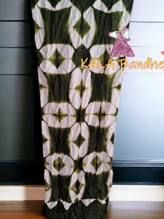 Mehendi Clamp Dye Stole Pure Cotton Shibori
