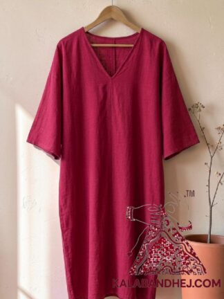 Rani Plain Hand Dyed Kaftan Pure Cotton