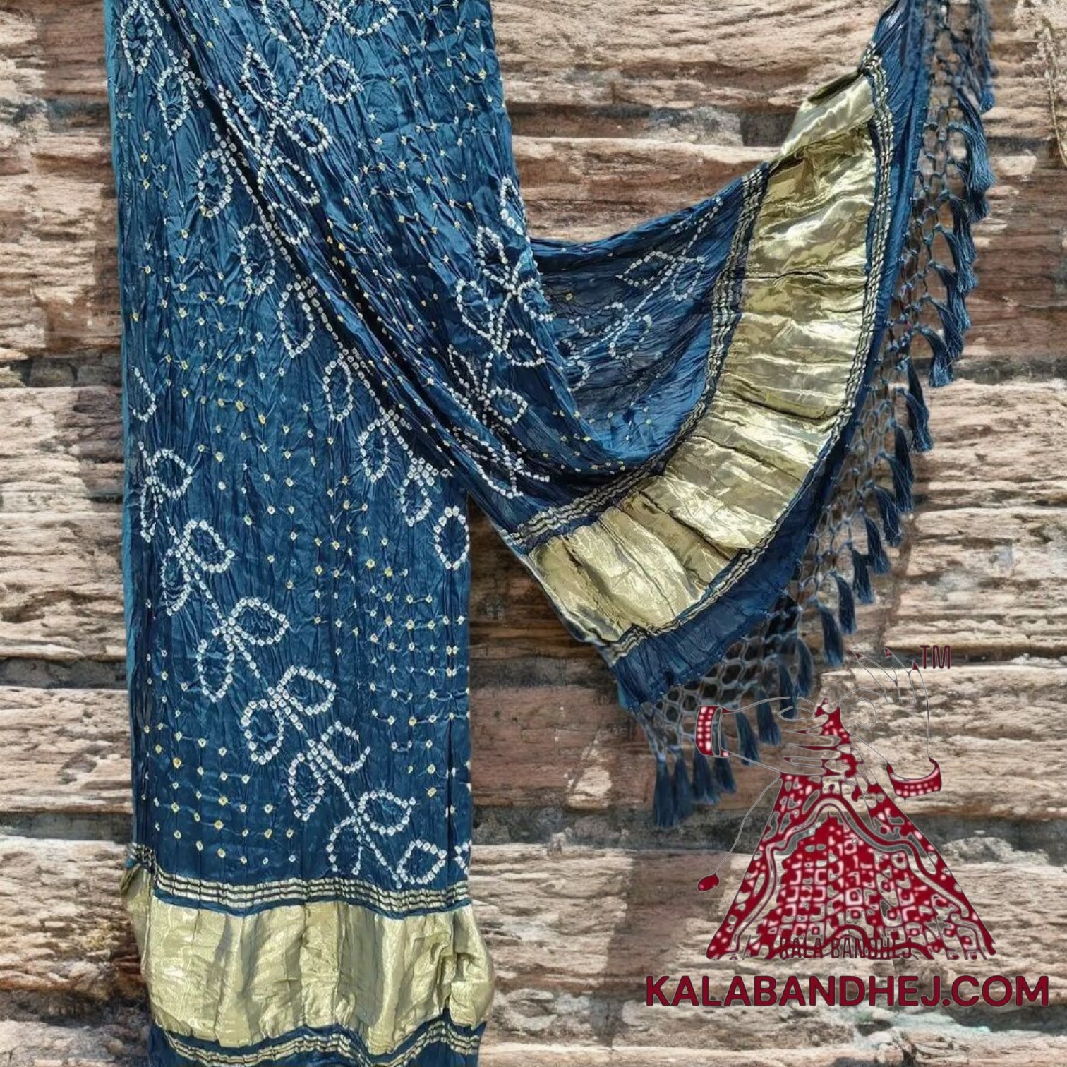 Rama Ambadal Bandhani Dupatta Pure Modal Silk