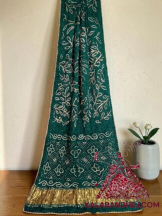 Rama Ambadal Bandhani Saree in Pure Modal Silk